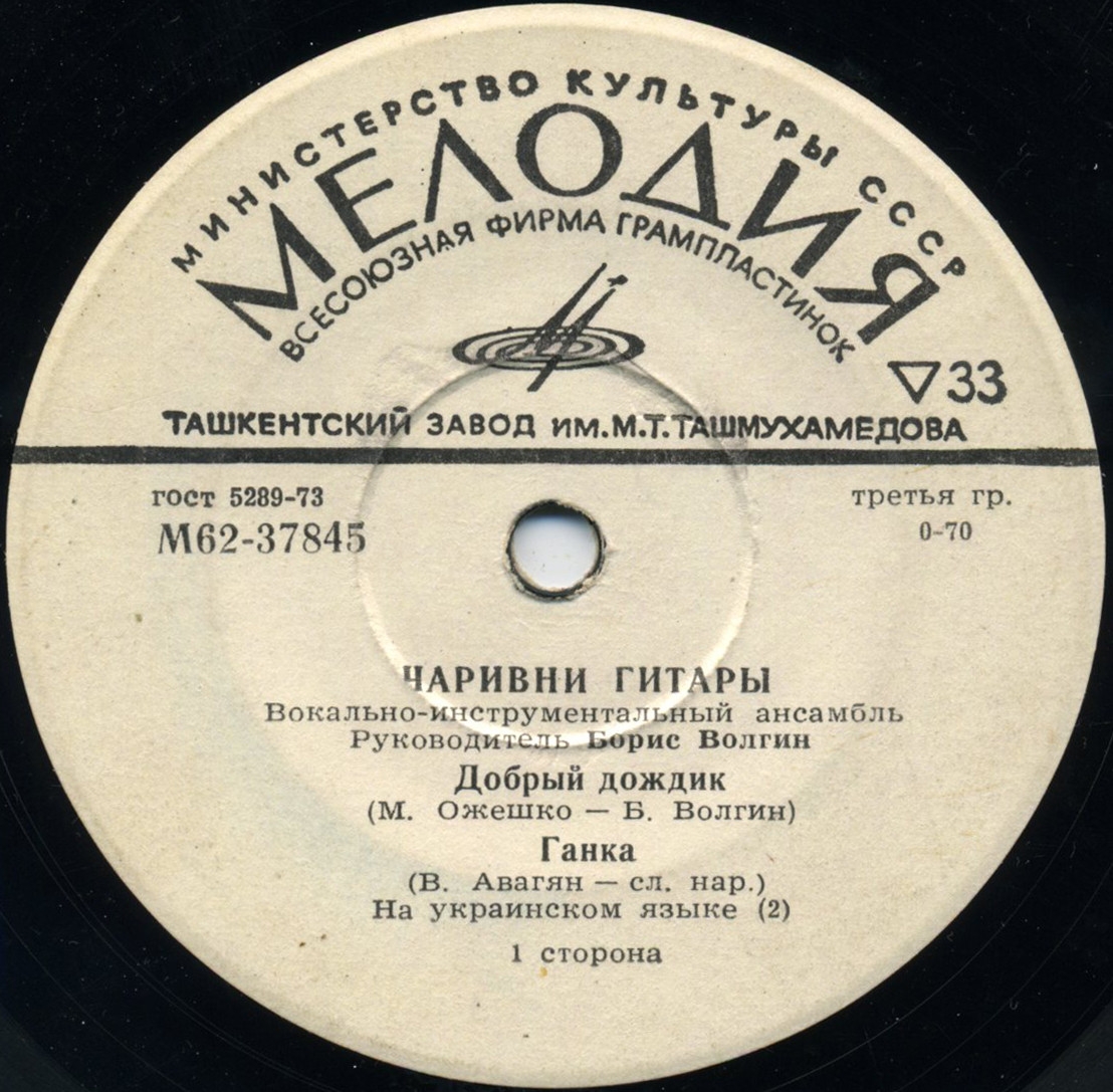 ВИА "ЧАРИВНИ ГИТАРЫ", рук. Б.Волгин