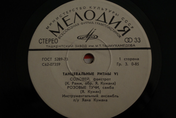 Tantsurütme VI (Танцевальные ритмы VI)