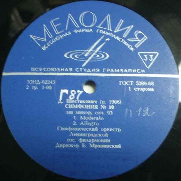 Искусство Евгения  Мравинского (3 пл.)