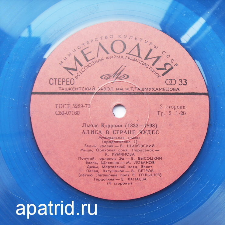 Алиса в стране чудес