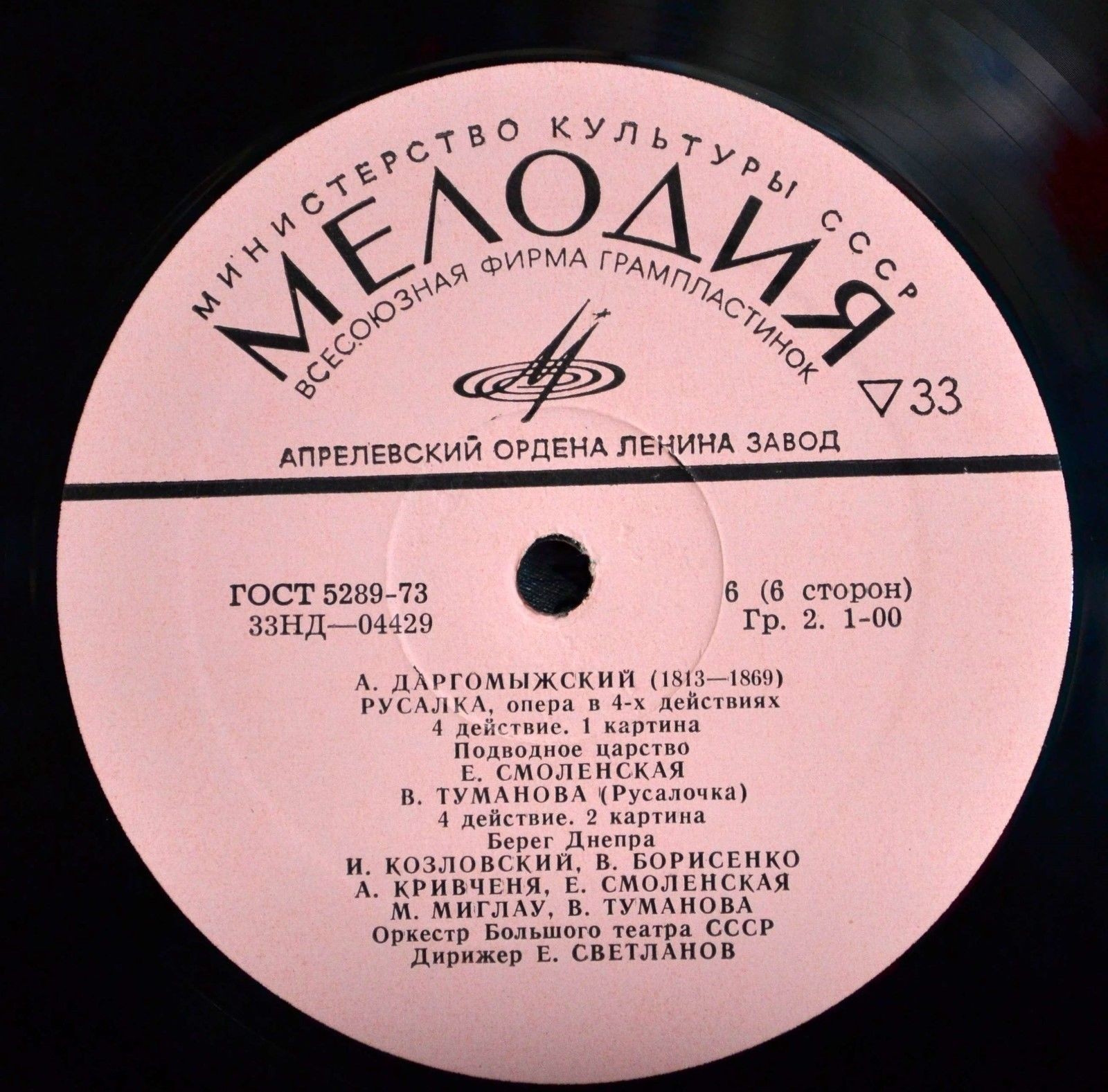 А. Даргомыжский: «Русалка», опера в четырех действиях