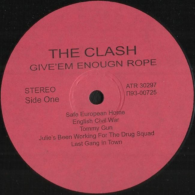 THE CLASH «Give’em Enough Rope»