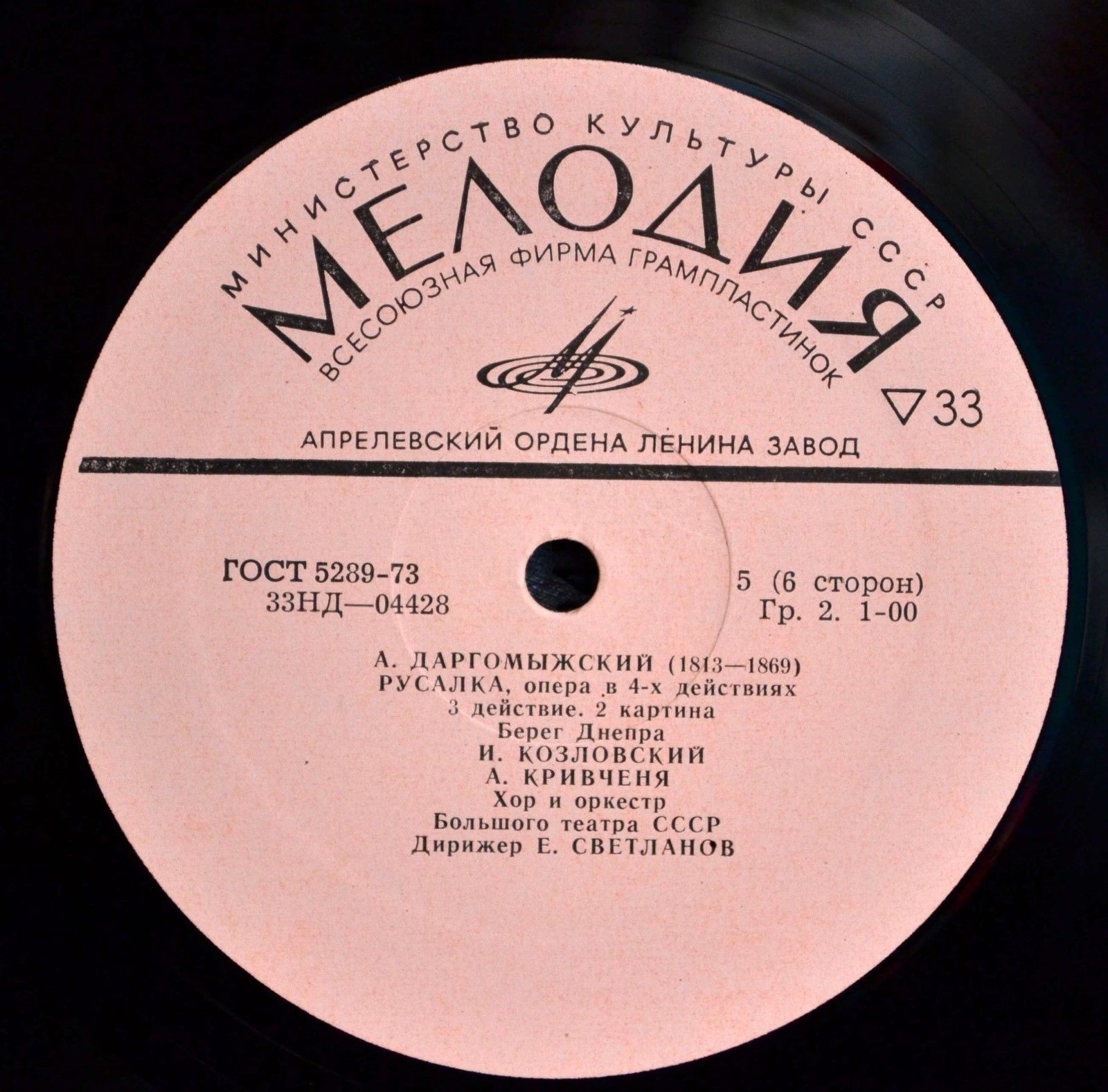 А. Даргомыжский: «Русалка», опера в четырех действиях