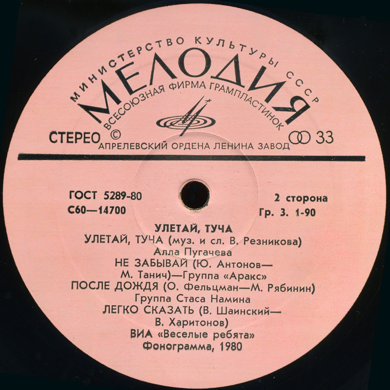 Улетай, туча