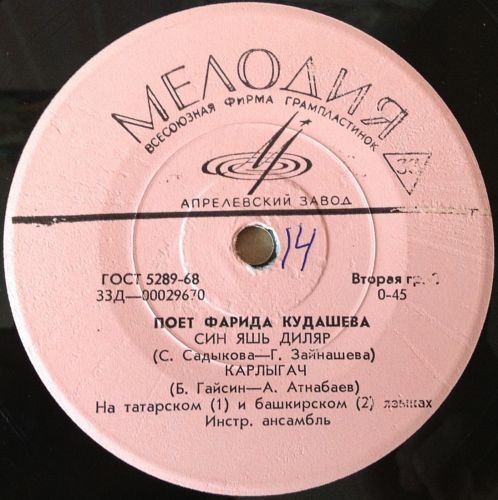 Поёт Фарида Кудашева