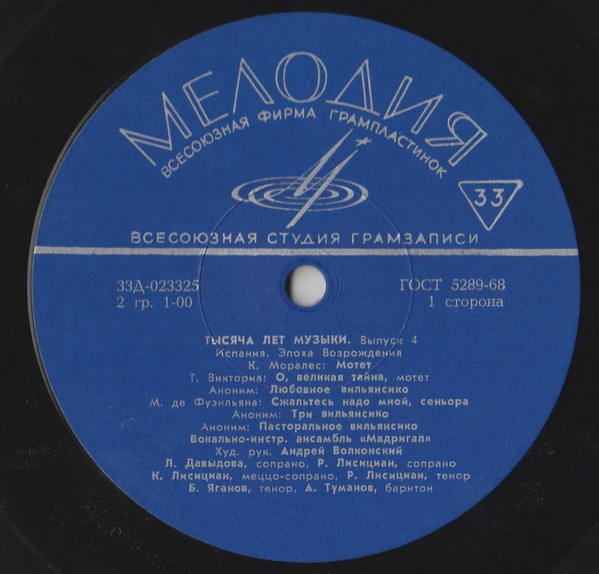 Тысяча лет музыки (выпуск 4)