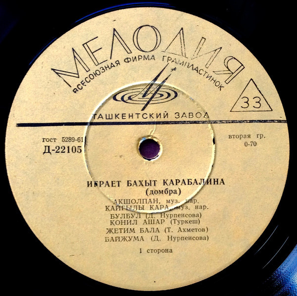 Бахыт КАРАБАЛИНА (домбра). Казахские мелодии
