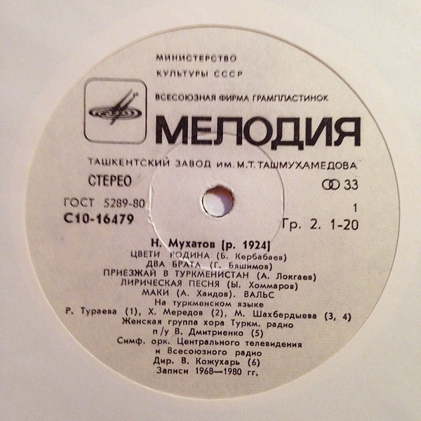 Н. МУХАТОВ, М. РАВИЧ