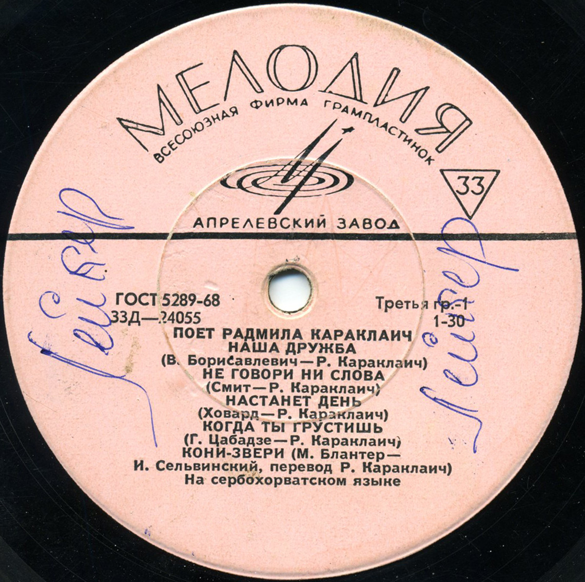 КАРАКЛАИЧ Радмила (Югославия)