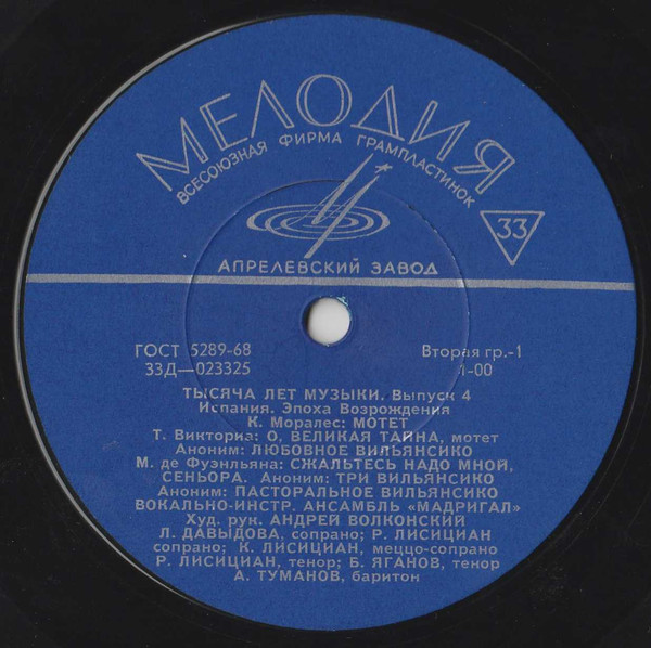 Тысяча лет музыки (выпуск 4)