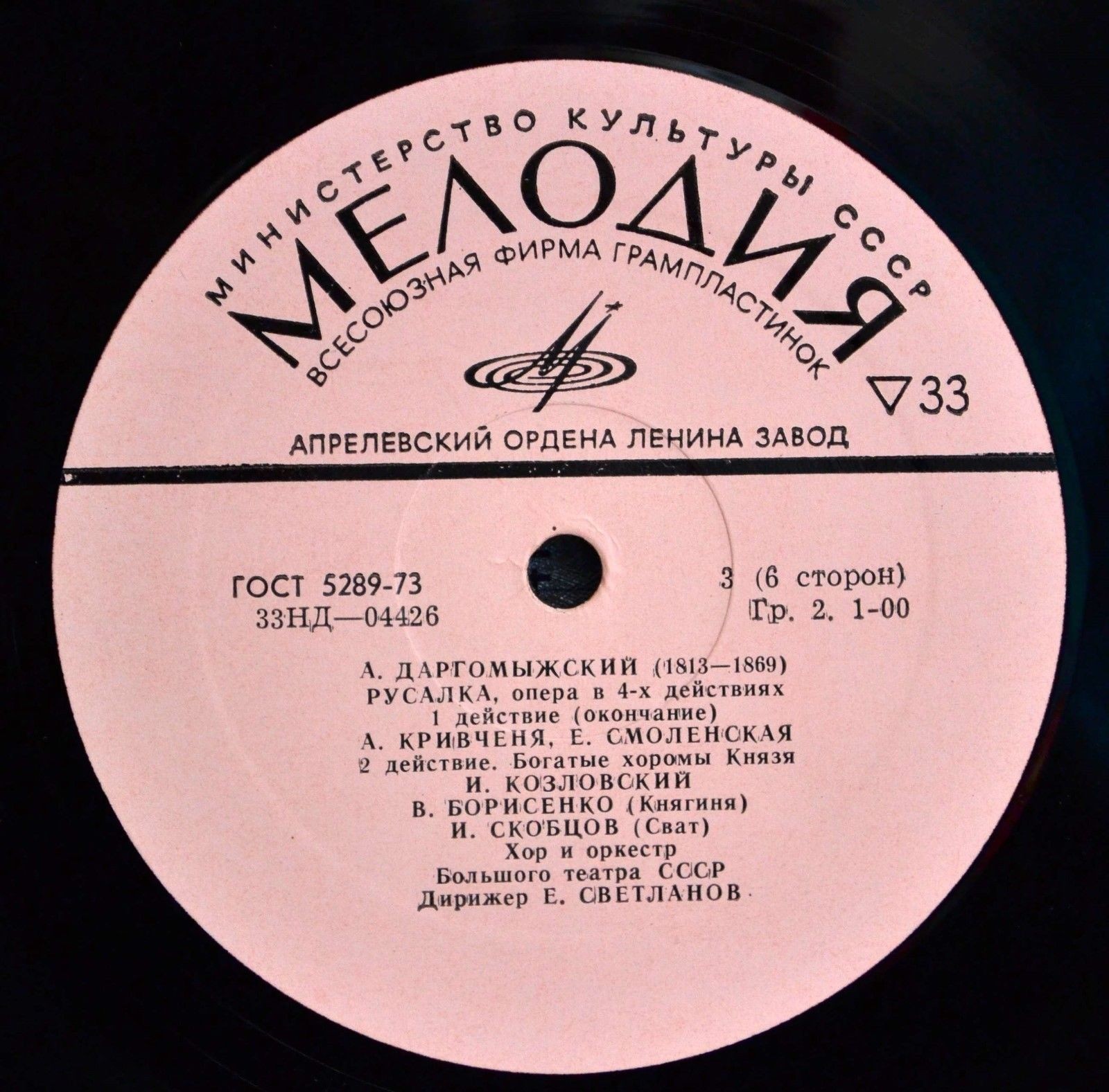 А. Даргомыжский: «Русалка», опера в четырех действиях