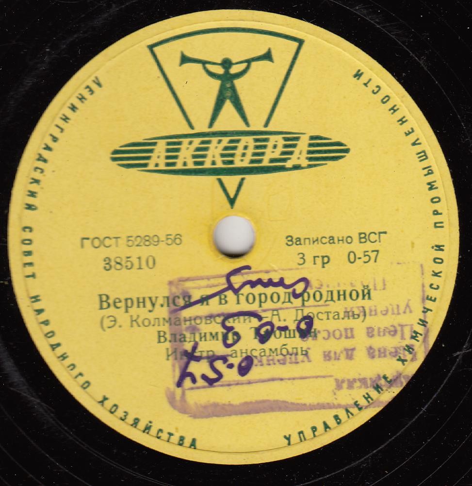 Владимир Трошин – Годы / Вернулся я в город родной