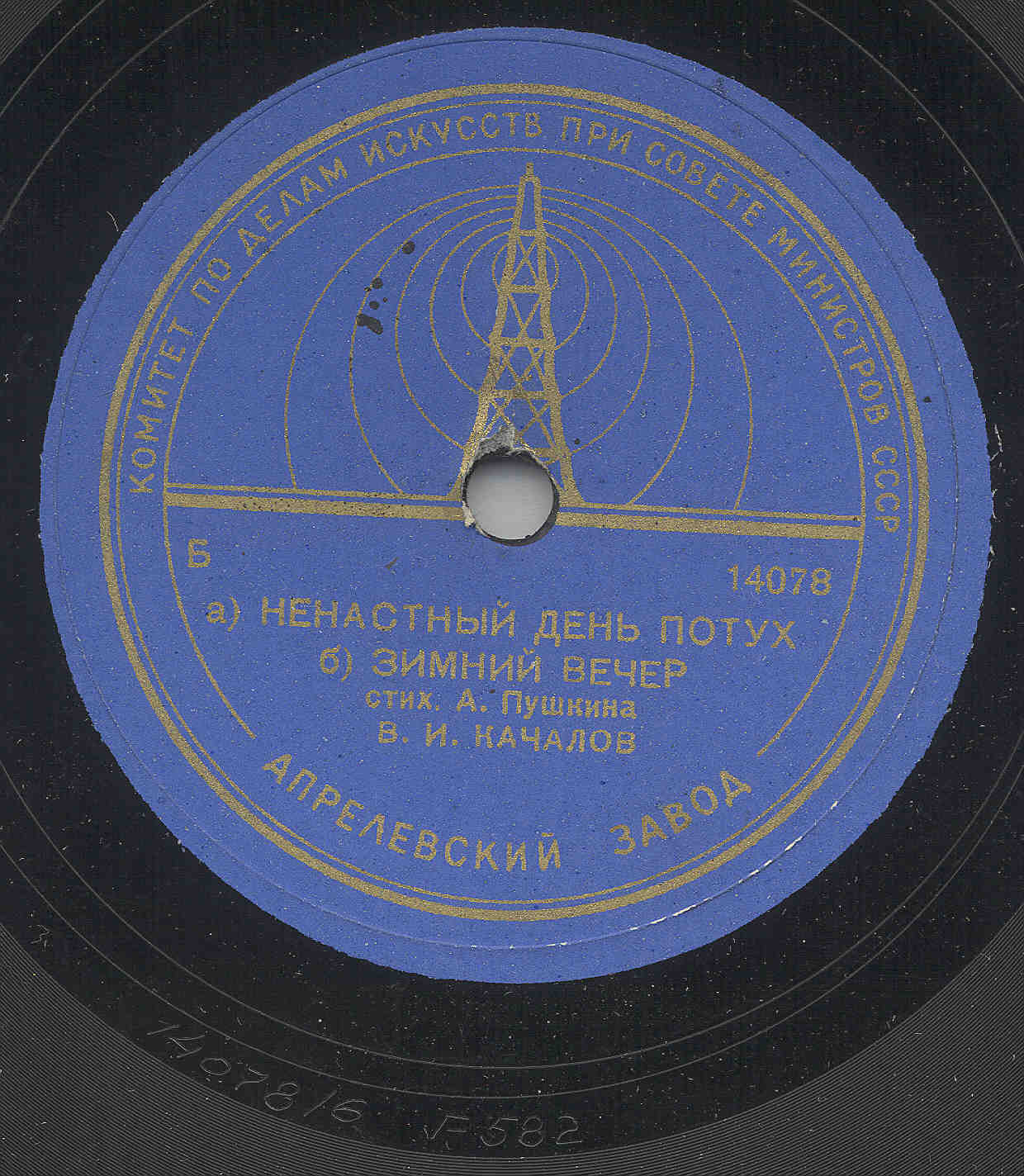 В. И. Качалов читает стихи А. Пушкина