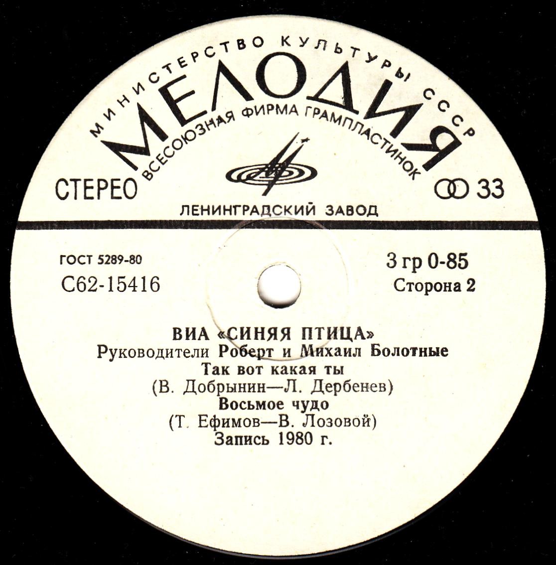 ВИА "Синяя птица"