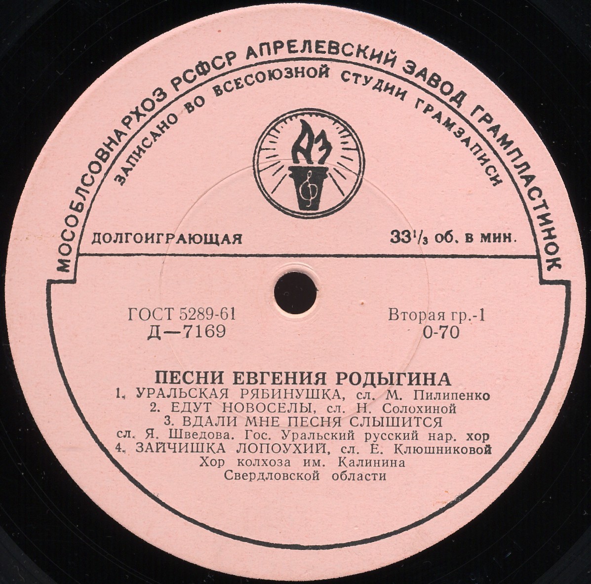 Песни Евгения Родыгина