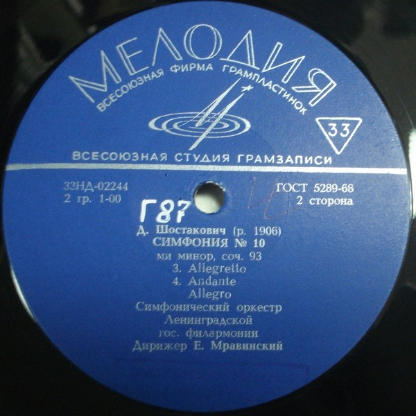 Искусство Евгения  Мравинского (3 пл.)