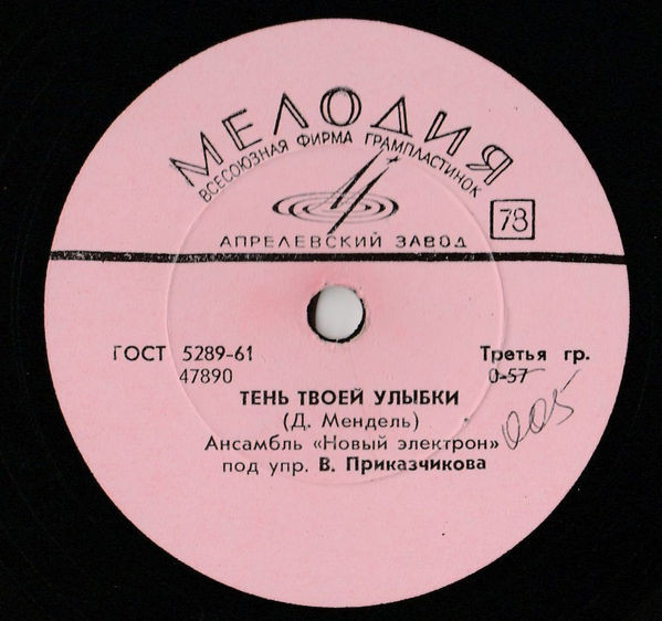 АНСАМБЛЬ «НОВЫЙ ЭЛЕКТРОН» п/у В. Приказчикова