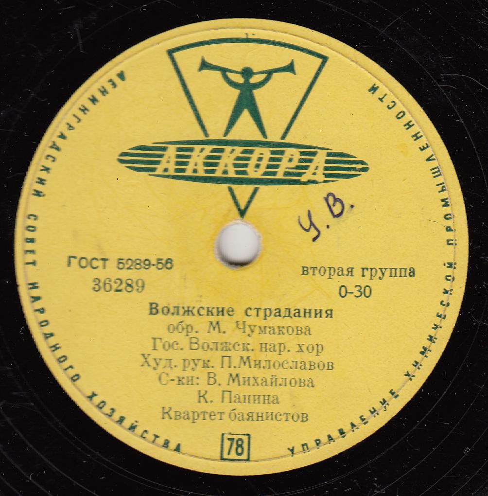 Волжские страдания // Самарские частушки; Похвисневская кадриль