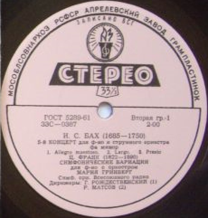 Мария ГРИНБЕРГ (ф-но)