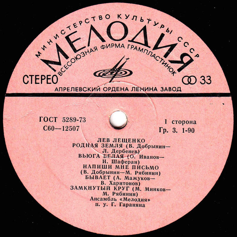 Лев Лещенко. Притяжение Земли