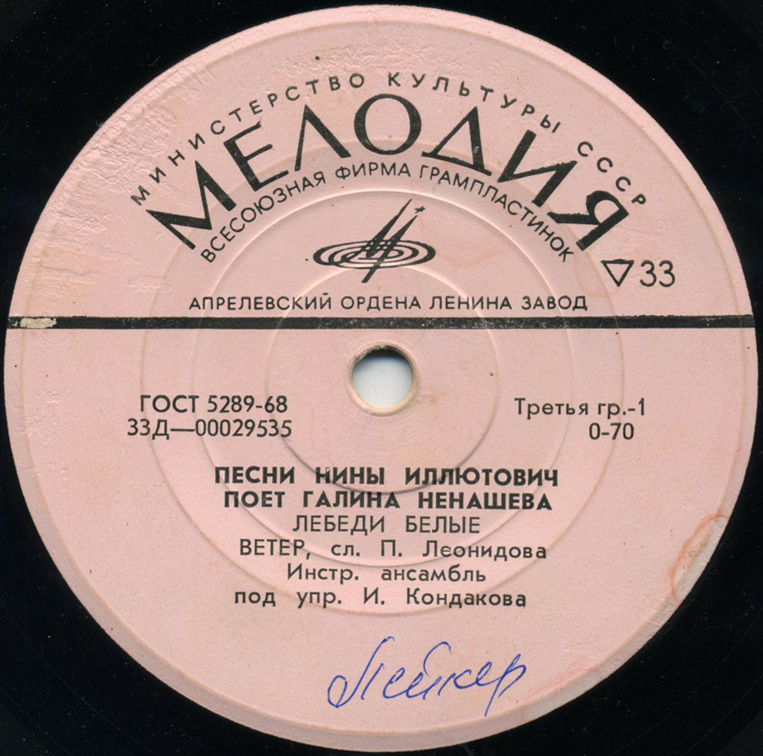 Песни Нины Иллютович поет Галина НЕНАШЕВА (слова П. Леонидова)