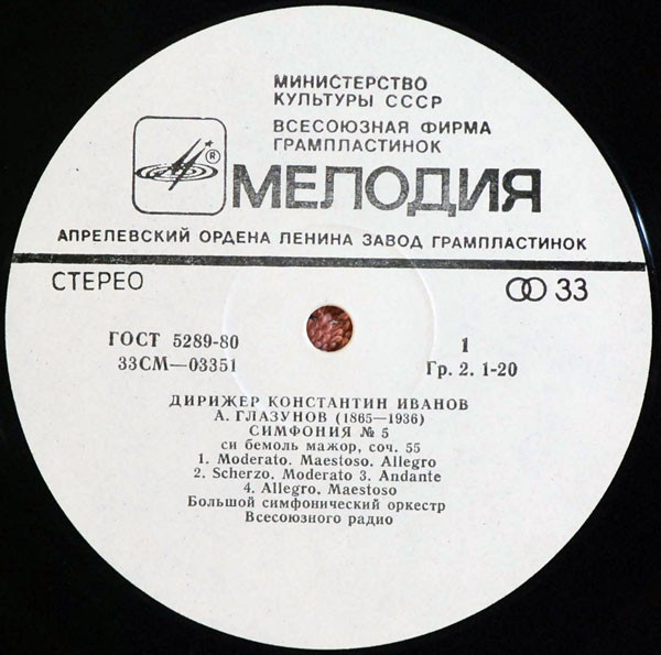 А. Глазунов, А. Лядов - Константин Иванов