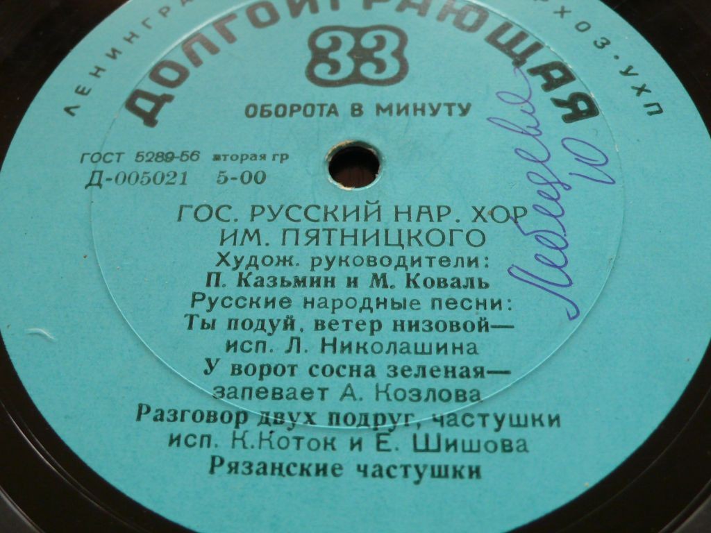 Государственный русский народный хор им. Пятницкого