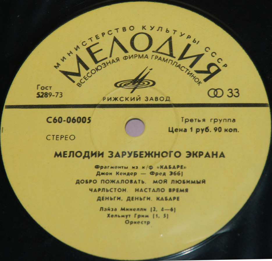 Мелодии зарубежного экрана