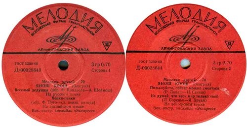 Мелодии друзей - 70. Янош Коош (Венгрия)