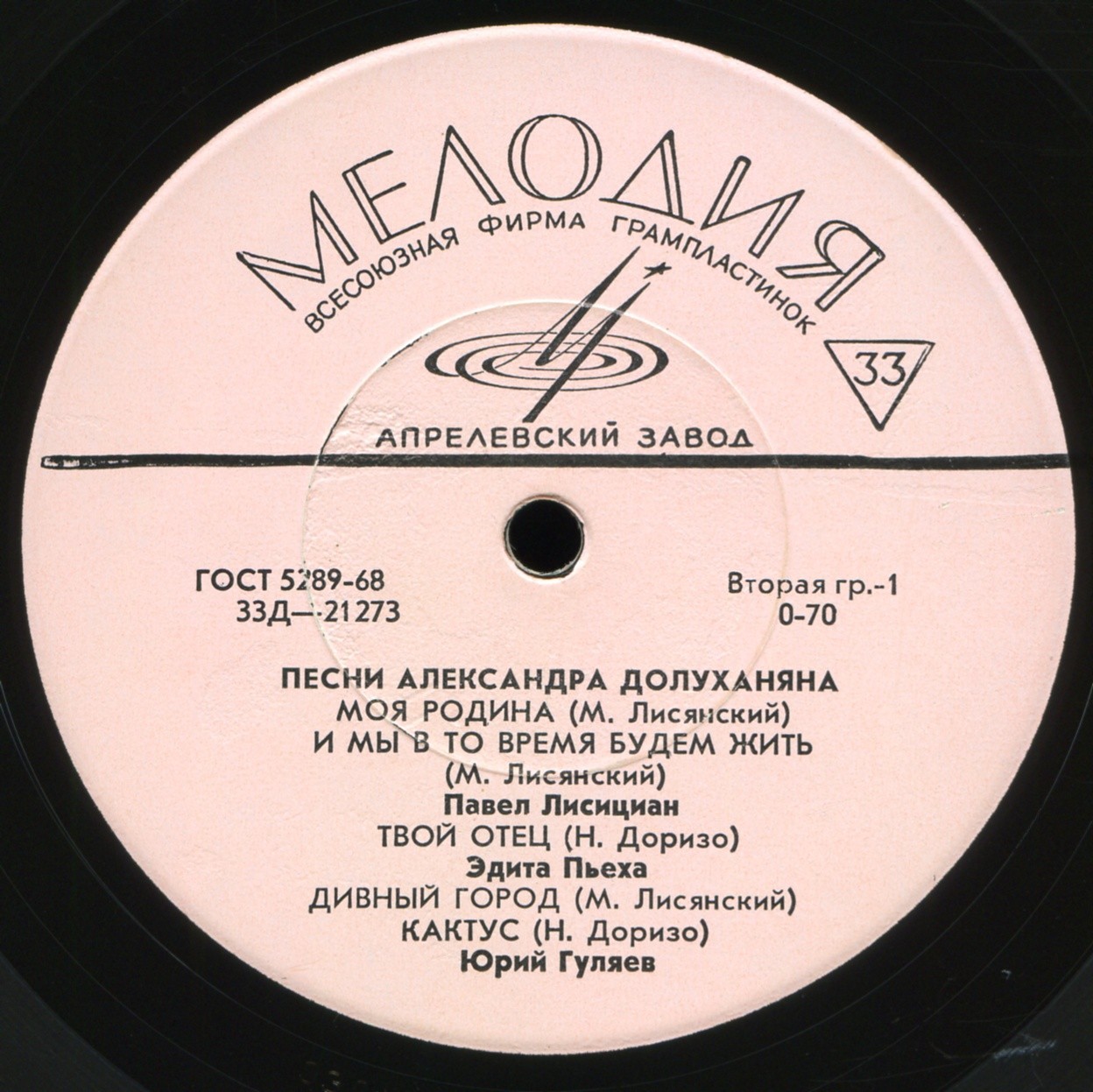 Песни Александра Долуханяна