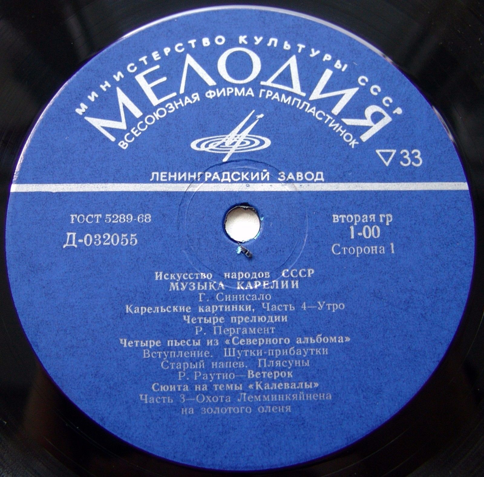 Искусство народов СССР. МУЗЫКА КАРЕЛИИ (Karjalan musiikkia)