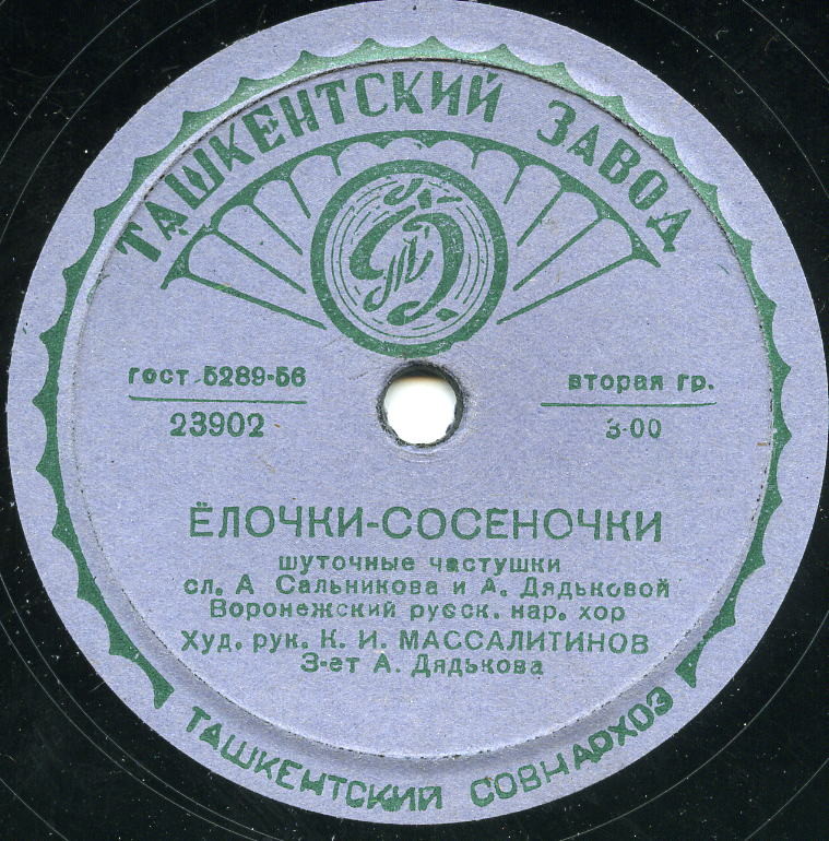Ох, не за речкою / Ёлочки-сосёночки