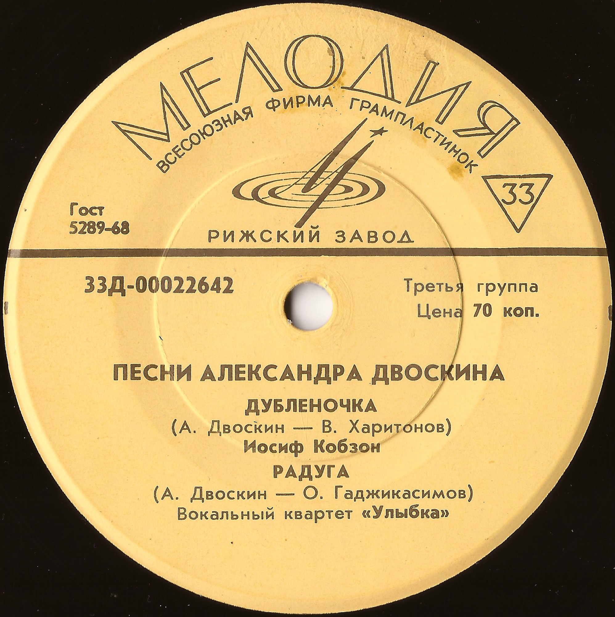 Песни Александра Двоскина