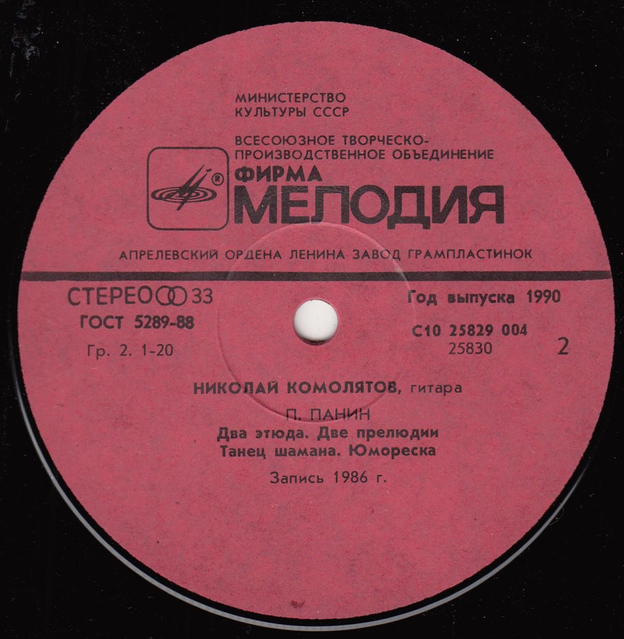 Николай Комолятов (гитара)