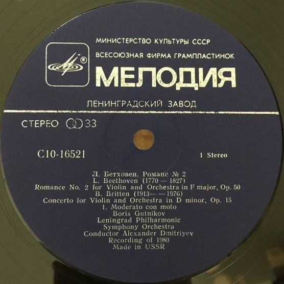 Борис ГУТНИКОВ (скрипка)