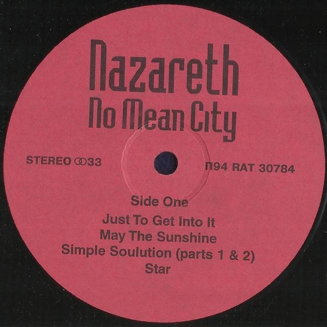 Nazareth  ‎– No Mean City