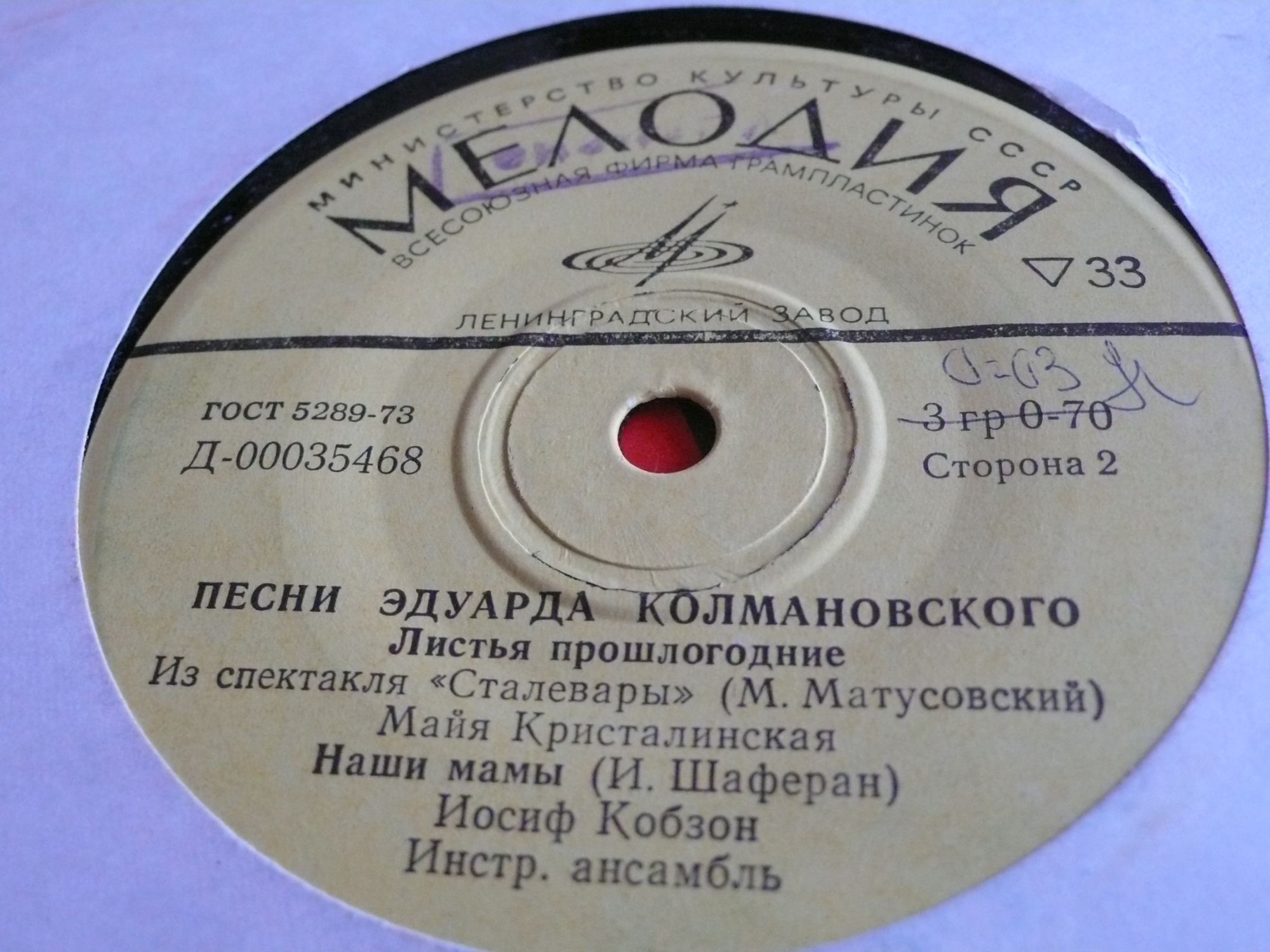 Песни Эдуарда Колмановского