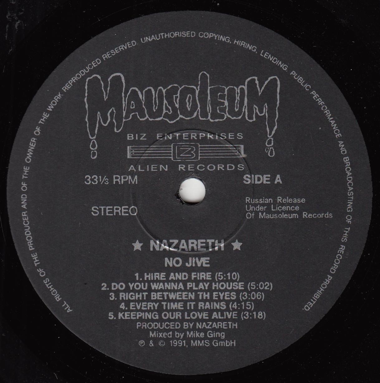 Nazareth - No Jive