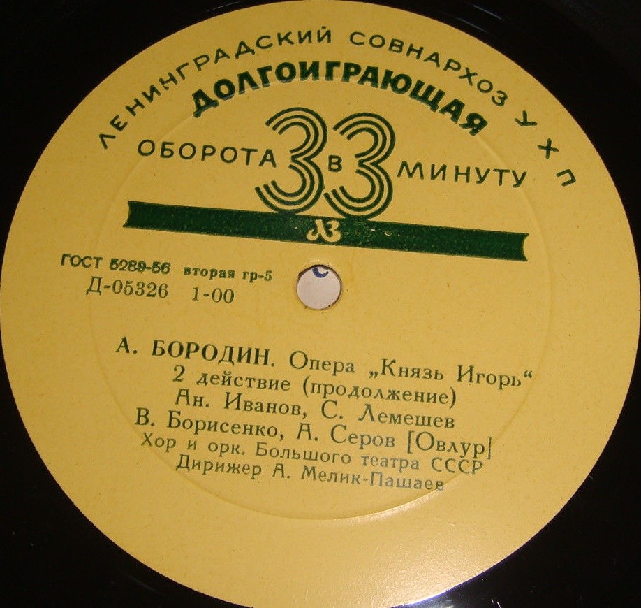 А. Бородин (1833–1887). Опера "Князь Игорь"