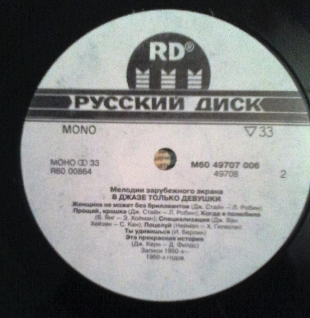 МОНРО Мерилин. «В джазе только девушки» (Мелодии зарубежного экрана)