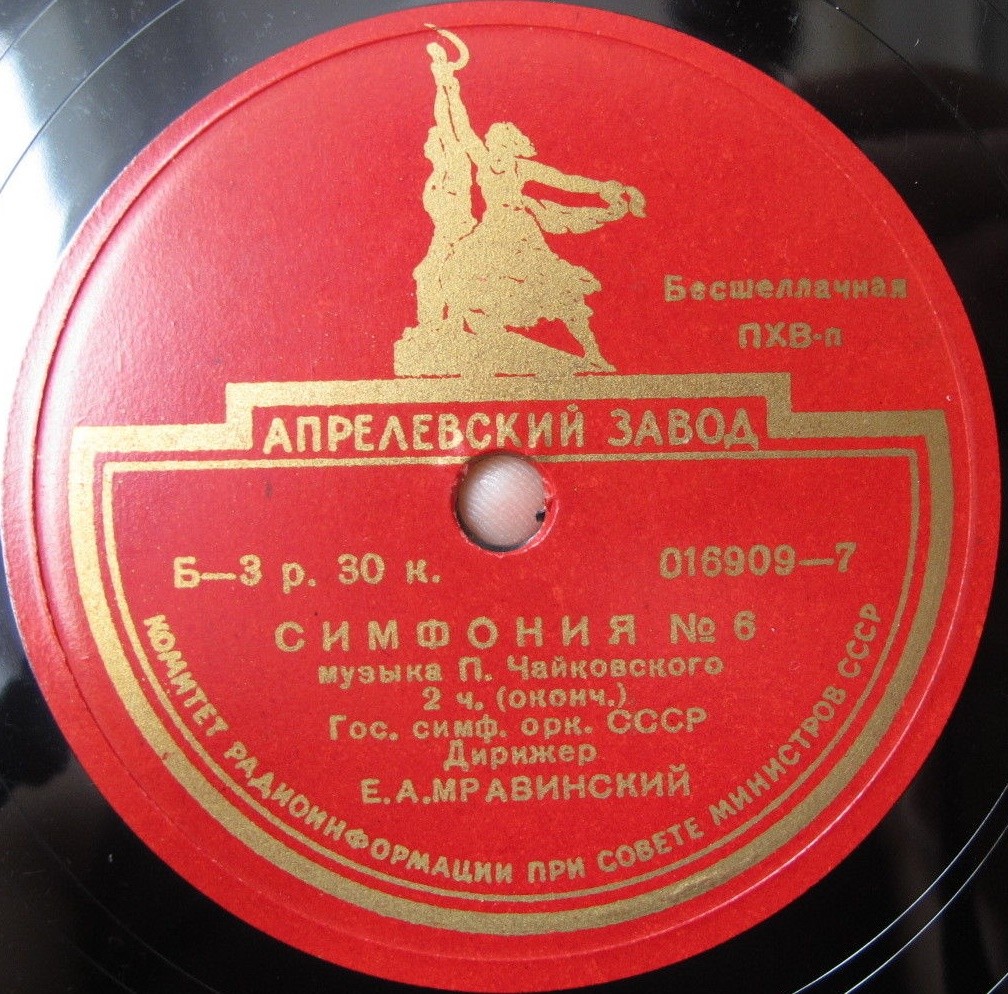 П. ЧАЙКОВСКИЙ 6-я симфония си минор "Патетическая" (Е. Мравинский)