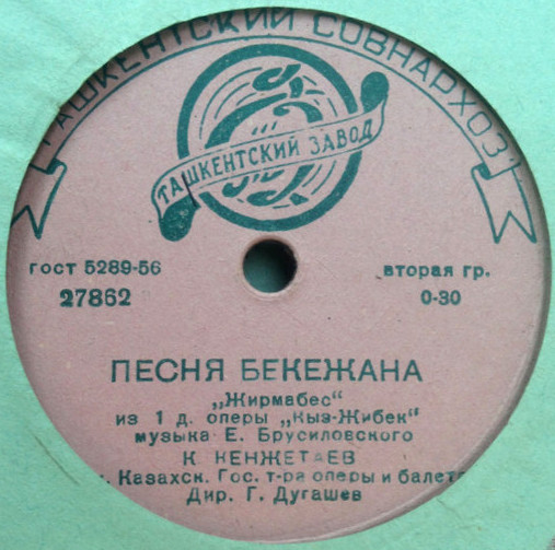 Фрагменты оперы Е. Брусиловского "Кыз-Жибек"