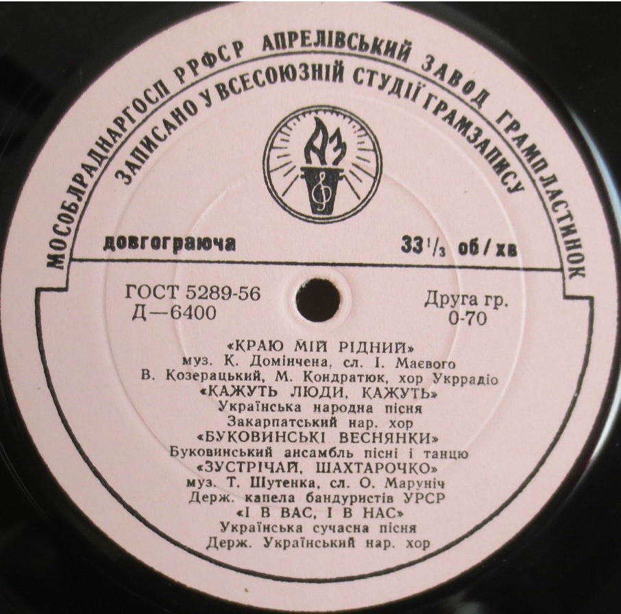 Украинские песни