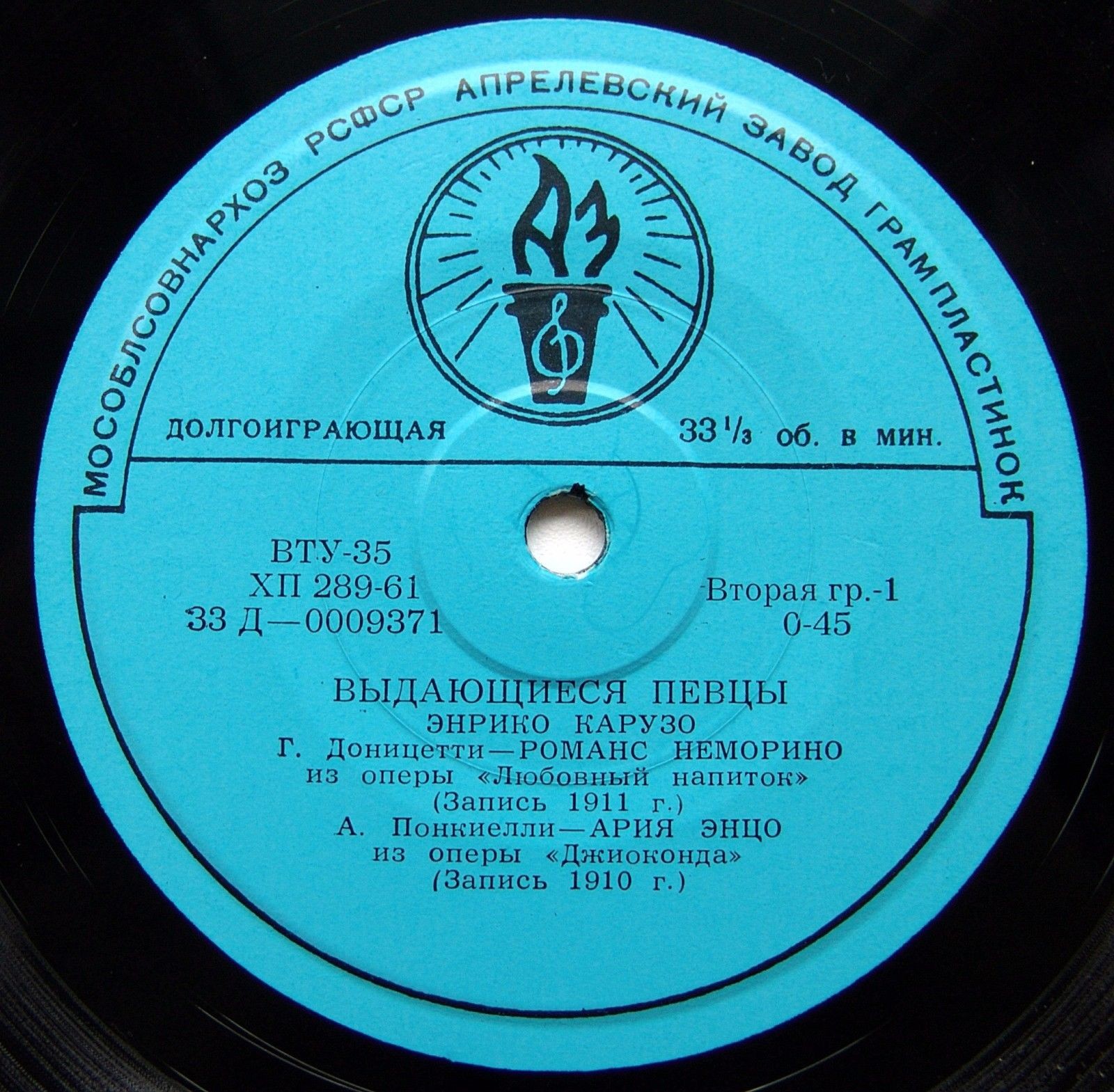 Энрико Карузо. Выдющиеся певцы