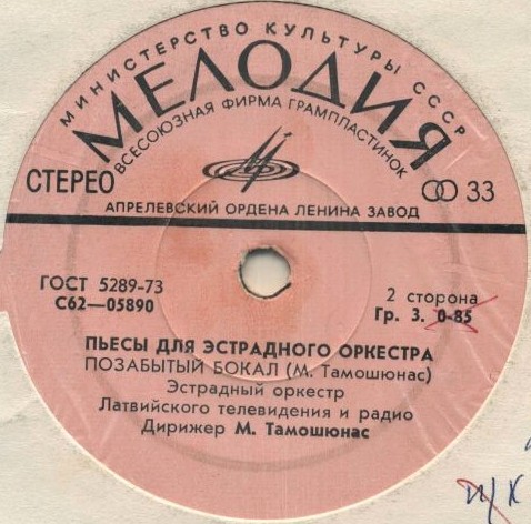 Пьесы для эстрадного оркестра