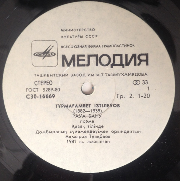 Т. ИЗТЛЕУОВ (1882-1939):