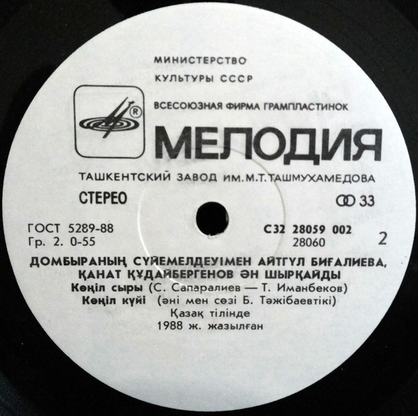 Айтгуль БИГАЛИЕВА и Канат КУДАЙБЕРГЕНОВ
