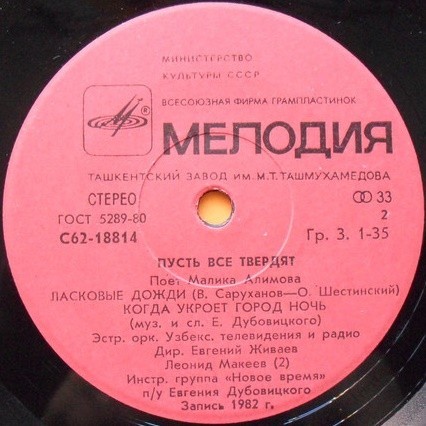 Малика АЛИМОВА. «Пусть все твердят»