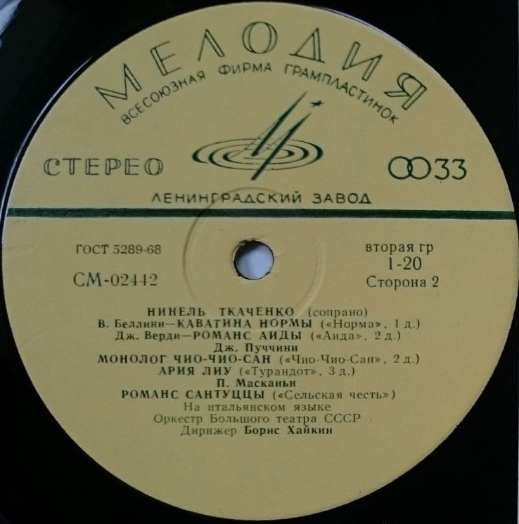 Нинель Ткаченко (сопрано)