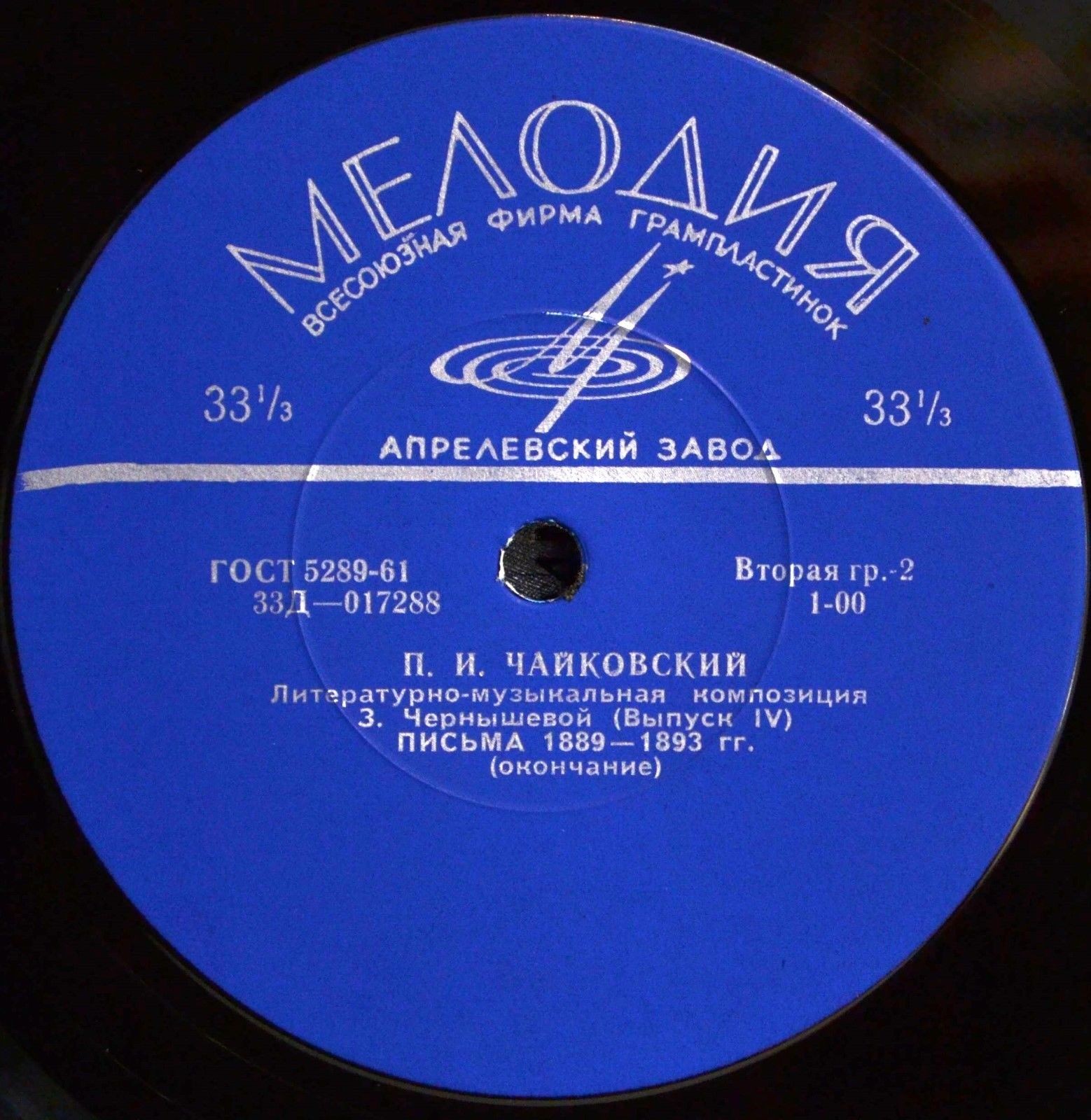 "П. И. ЧАЙКОВСКИЙ" (литературно-муз. композиция) - Выпуск IV